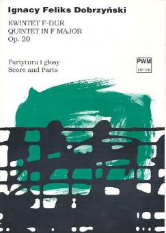 Streichquintett F Dur Op. 20 