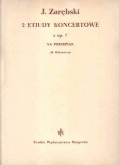 Two Concert Studies Op. 7 