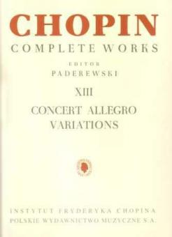 Allegro De Concert (CW XIII) 