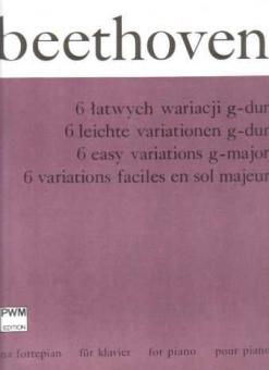 Easy Variations in G Major 6 