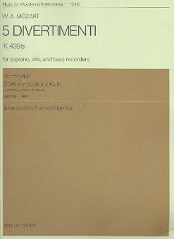 5 Divertimenti KV 439b 