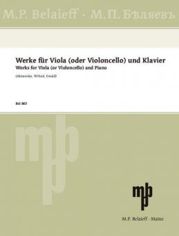 Werke für Viola (oder Violoncello) und Klavier Standard
