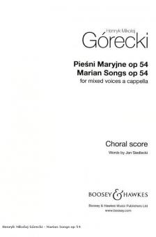 Marian Songs op. 54 