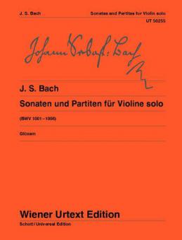Sonaten und Partiten BWV 1001-1006 