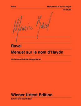 Menuet sur le nom d'Haydn 