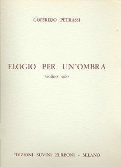 Elogio per un' Ombra 