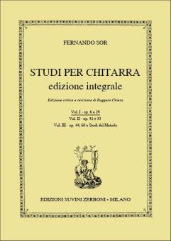 Studi per Chitarra op. 6 und 29 Vol. 1 
