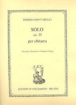 Solo op. 20 
