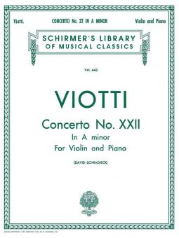 Violin Concerto No. 22 In A Minor 