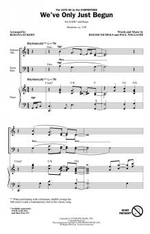 We've Only Just Begun 