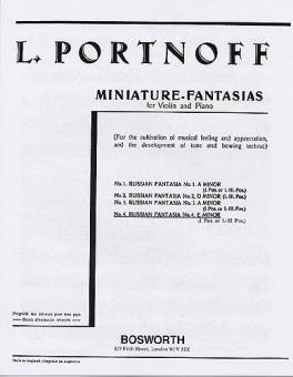Russian Fantasia No. 4 in E Minor 