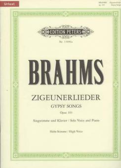 8 Zigeunerlieder aus op. 103 (hohe Stimme) 
