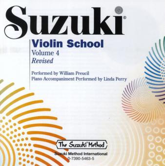 Suzuki Violin School 4 - Accompanying CD 