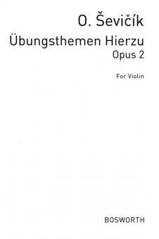 Übungsthemen zu Sevcik Op. 2 