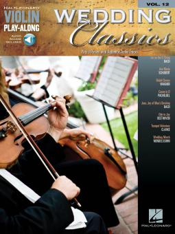 Violin Play-Along Vol. 12: Wedding Classics 