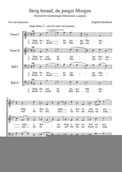 Steig herauf, du junger Morgen 