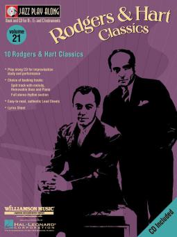 Jazz Play-Along Vol. 21: Rodgers And Hart Classics 