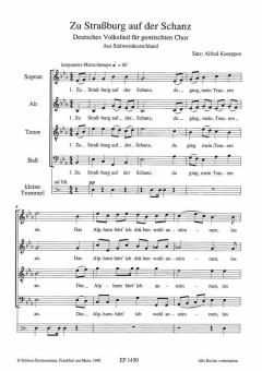 Zu Strassburg auf der Schanz 