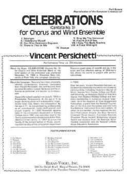 Celebrations (Cantata No. 3) Op.103 