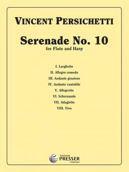 Serenade No. 10 For Flute And Harp Op.73 