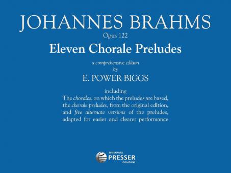 Eleven Chorale Preludes op. 122 