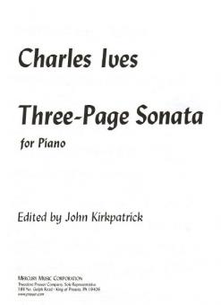 Three-page Sonata 