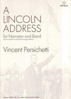 A Lincoln Address For Narrator And Band Op.124A 