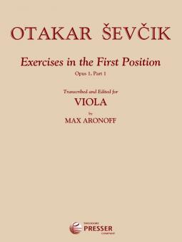 Exercises In The First Position For Viola op. 1, Part 1 