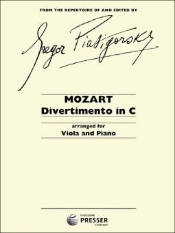 Divertimento In C Major 