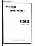 Proverb For Mixed Chorus 
