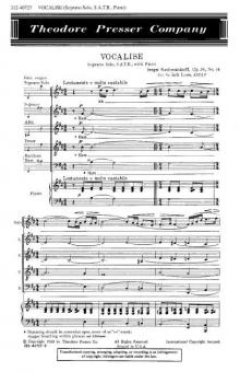 Vocalise Op.34, No. 14 
