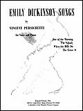 Emily Dickinson Songs 