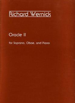 Oracle 2 For Soprano, Oboe, And Piano 