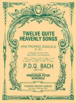 12 Quite Heavenly Songs Arie Proprio Zodicale 