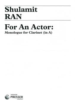 For An Actor 