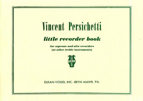 Little Recorder Book Op.70 