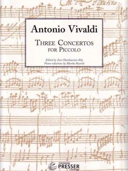 Three Concertos for Piccolo 