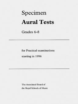 Specimen Aural Tests Grades 6-8 