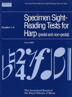 Specimen Sight-Reading Tests for Harp Grades 1-8 