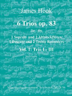 6 Trios op. 83 Band 1: Trios 1-3 
