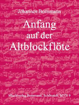 Anfang auf der Altblockflöte 