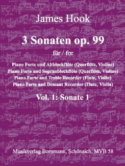 3 Sonaten op. 99 Band 1: Sonate C-Dur 