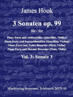 3 Sonaten op. 99 Band 3: Sonate Es-Dur 