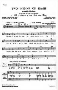 All Creatures of our God and King 