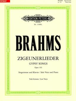 8 Zigeunerlieder aus op. 103 (tiefe Stimme) 
