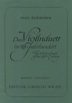 Das Violinduett im 18. Jahrhundert 3 