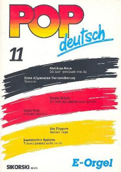 Pop deutsch E-Orgel Heft 11 
