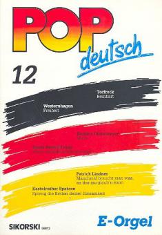 Pop deutsch E-Orgel Heft 12 