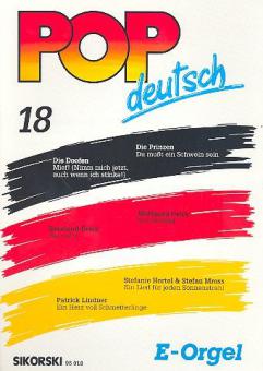 Pop deutsch E-Orgel Heft 18 