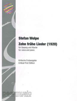 Zehn Frühe Lieder (Kritische Erstausgabe) (1920) 